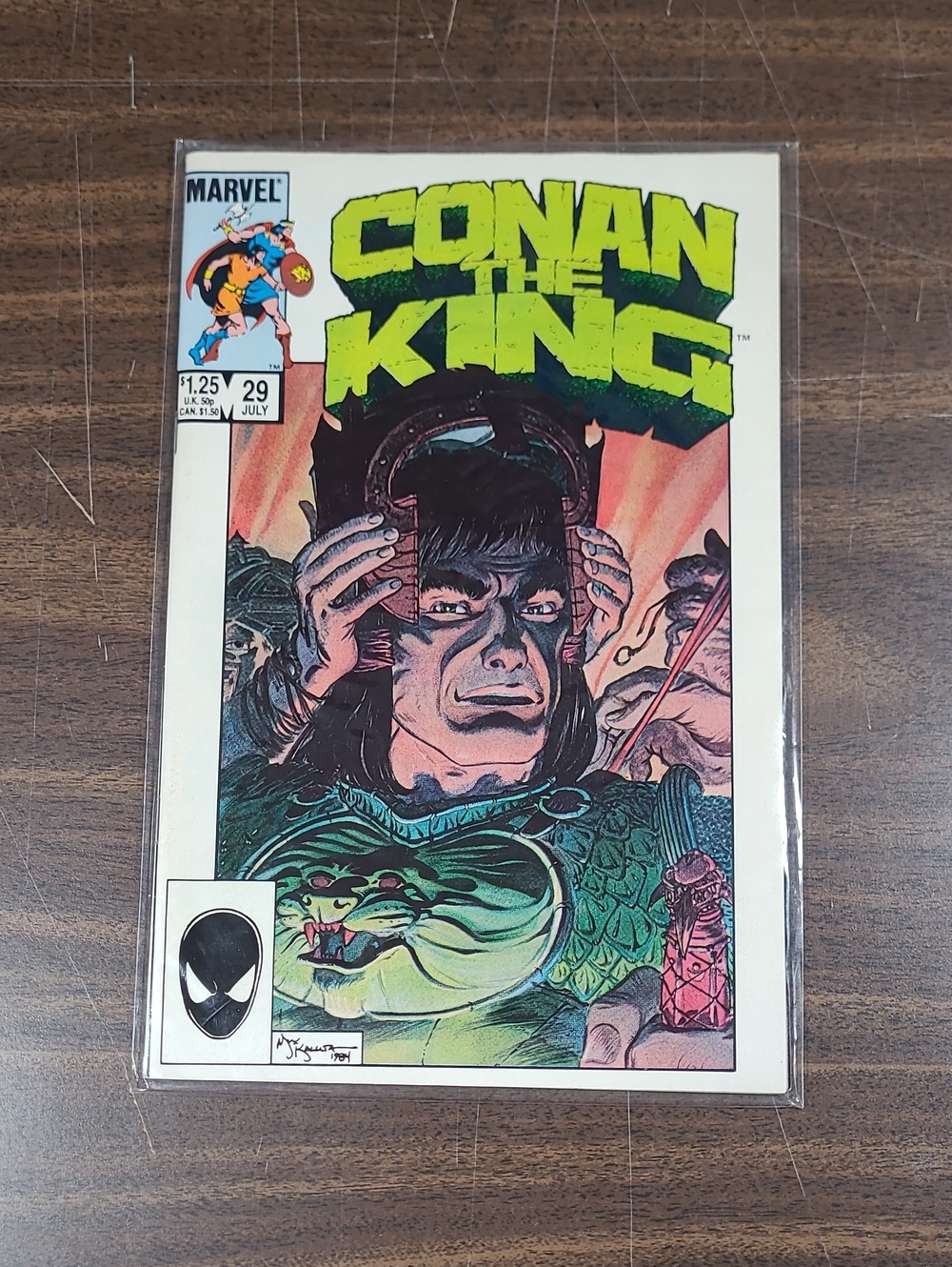Marvel Conan the King #29 Comic Book July 1984